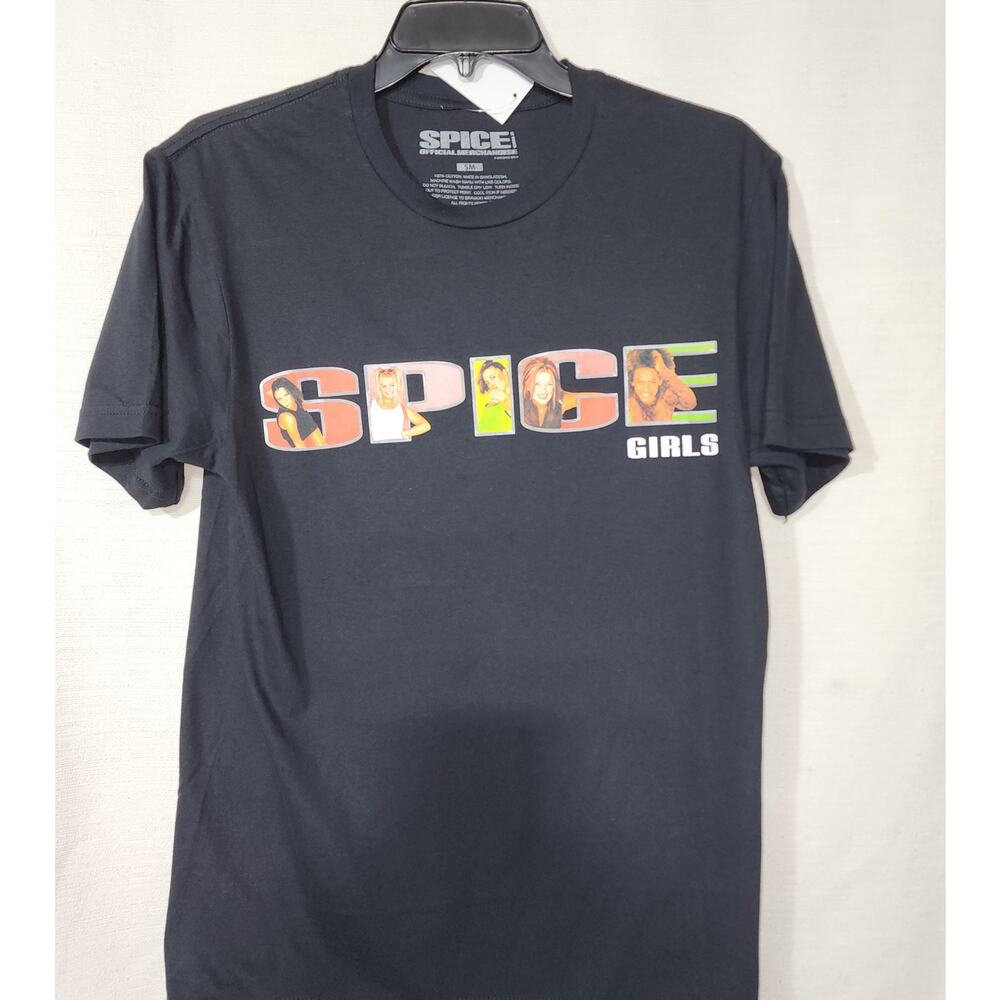 Spice girls men's black shirt size Small